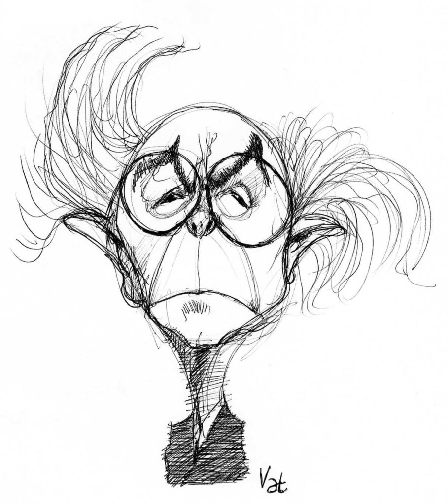 José Saramago na caricatura internacional