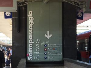 Turismo na Itália - Estação de Trem Roma Termini