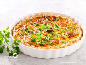 Torta Vegetariana Integral com Legumes = Site Cultura Alternativa
