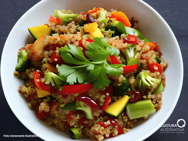 Risoto de Quinoa com legumes - Cultura Alternativa