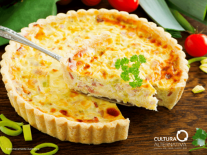 Quiche de Alho-poró - Site Cultura Alternativa