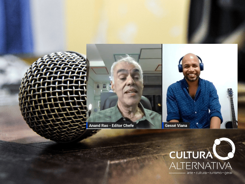 Gessé Viana e Anand Rao em entrevista