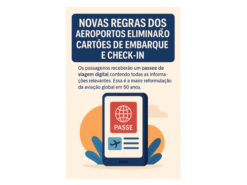 Fim do check-in nos aeroportos - Site Cultura Alternativa