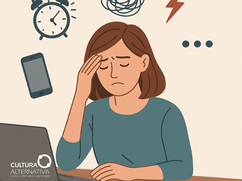 Cansaço mental disfarçado - Site Cultura Alternativa