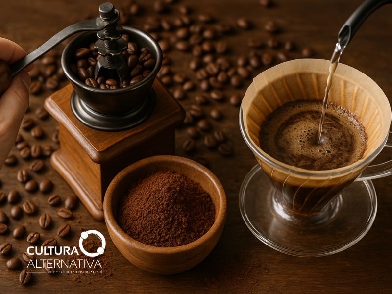 Café moer os grãos em casa - Cultura Alternativa