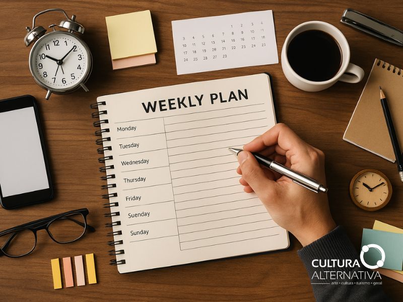 Organize sua semana - Cultura Alternativa