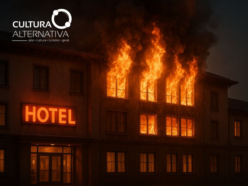 Alerta de incêndio em um hotel - Cultura Alternativa