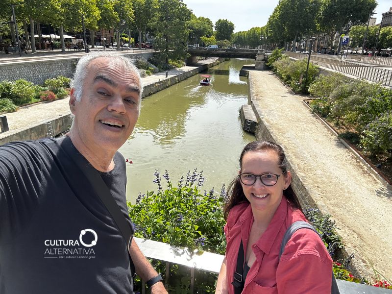 Casal Cultura Alternativa passeando em Narbonne - Cultura Alternativa