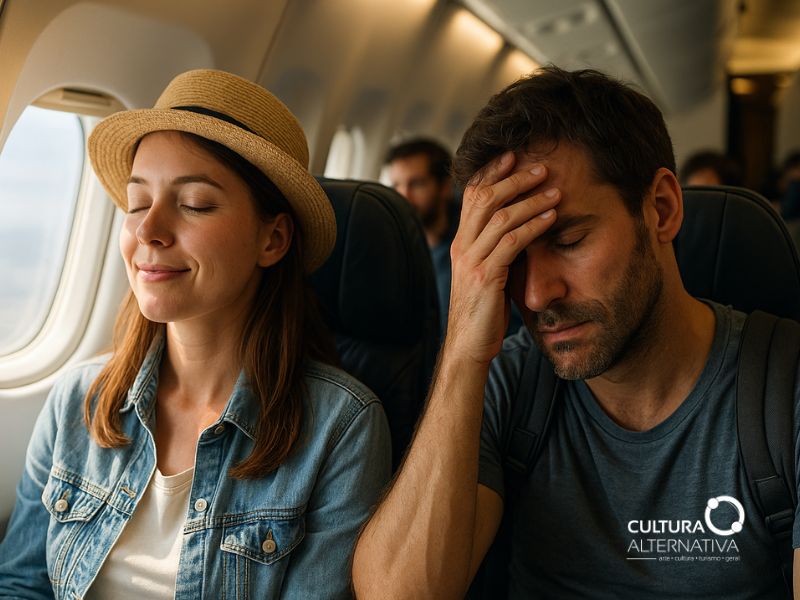 Realização cansaço e tensão numa viagem programada - Cultura Alternativa