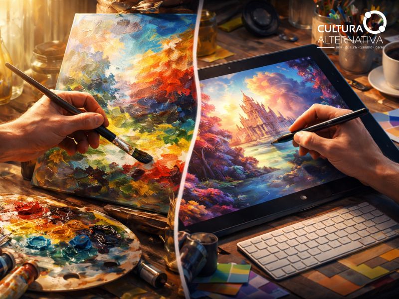Pintura Digital Vs Tradicional - Cultura Alternativa