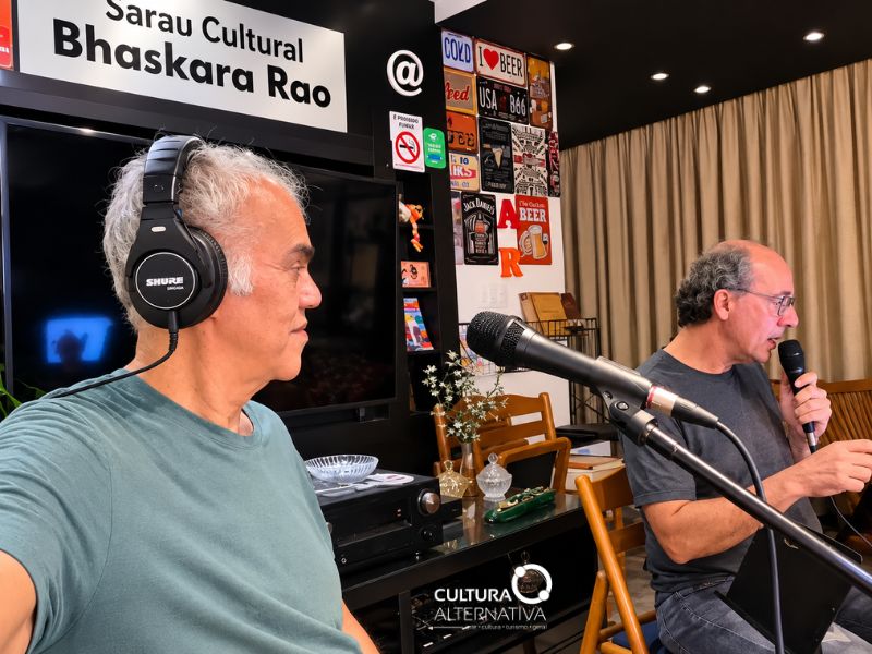 Sarau Cultura Alternativa 2026 Anand Rao e Sérgio Albuquerque - Cultura Alternativa