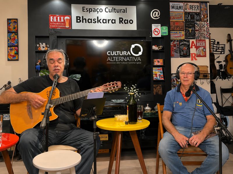 Elias Antunes e Anand Rao - Sarau Cultura Alternativa 2026 - Cultura Alternativa
