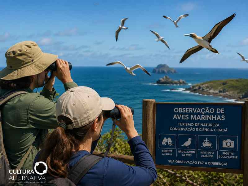 Observação de aves marinhas - Site Cultura Alternativa