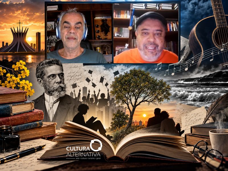 Sarau Cultura Alternativa 2026 com Marcos Fabrício e Anand Rao - Cultura Alternativa